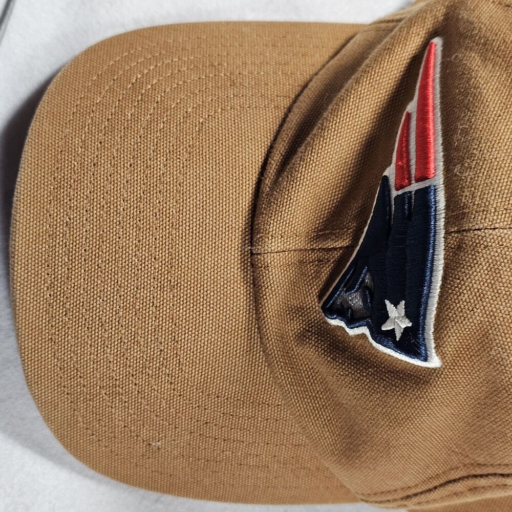 Carhartt x '47 New England Patriots Captain adjustable Brown Cap - Picture 15 of 16
